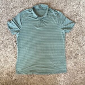 lululemon athletica Green Polo Shirt Lightweight Athletic Wear
